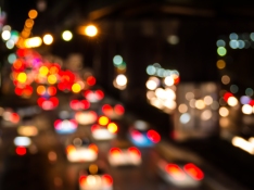 Traffic at night - Shutterstock